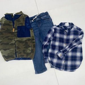 Little boys jumping beans brand clothes, 3T, 4T